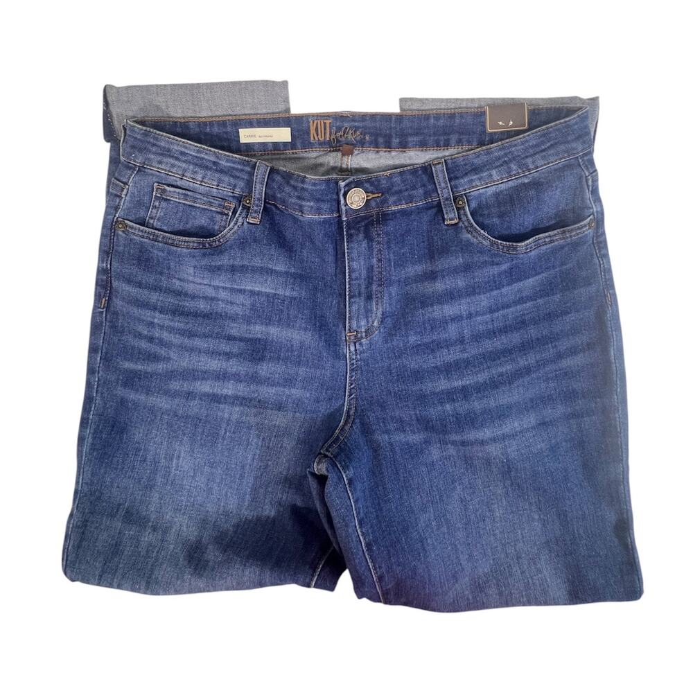 NEW! KUT from the Kloth Carrie Boyfriend Jeans Womens Size 12 Denim Relaxed Fit - Picture 6 of 12